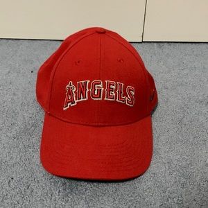 Lightly Used Nike Los Angeles Angels Baseball Cap Velcro Strap